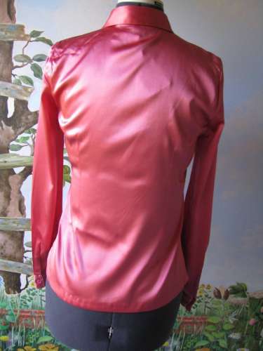 2b RYCH Gorgeous Long Sleeve Salmon Silk Evening Top Blouse Size 8 NWT online women clothes